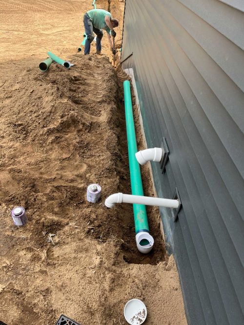 Drainage Contractor Green Bay​ installation for fewer water problems